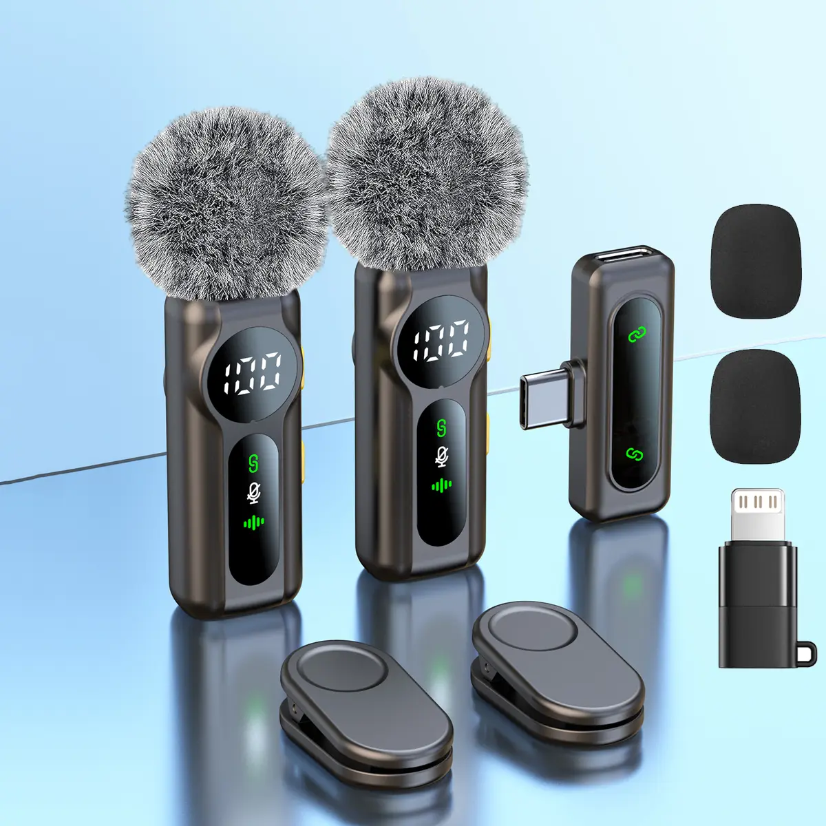 Mini Pro Wireless Lapel Mic for iPhone, iPad, Android, Intelligent ...