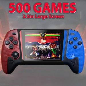 Portable Retro Handheld Video Games Console 3.5-Inch Joystick with 500 Built-In Games, Rechargeable Wireless Controller for TV Gaming