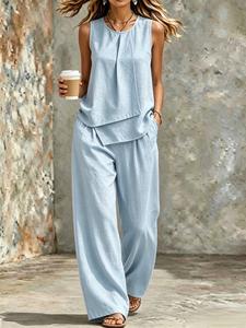 New Women's Fashion Casual Basic, Stylish and Comfortable Ensemble, Perfect for Daily Wear, Trendy Ladies' Clothing Set