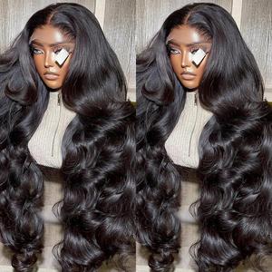 Bling Hair Body Wave Lace Front Wigs Human Hair Pre Plucked  13x4 13x6 Transparent Lace Frontal Human Hair Wigs for Women Bleached Knots Glueless Wigs Human Hair with Baby Hair 6x4 Glueless Wigs Human Hair Pre Plucked bling  hair  wigs Blonde Highlight Wi