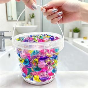 6-in-1 Laundry Pods, 40pcs/100pcs Fragrance Boosting Laundry Capsules💐 Long-lasting Fresh Scent👕✨, Laundrs, Softening & Color Protection, Powerful Stain Removal, Antibacterial & Anti-mite, Cleansing & Scent Retention, Laundry Tools & Accessories