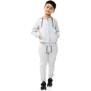 Kids Girls Boys Plain Tracksuit Back to School - Children Pe School Zipper Hoodie Top Bottom Jogging Suit Size Age 3-13 Years