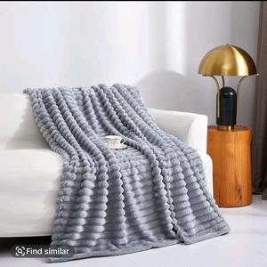 King Size chunky ribbed Jacquard Throws