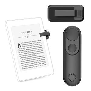 Remote-Control Page Turner for Kindle Paperwhite, Oasis and Kobo, Wireless Rechargeable Clicker Accessories for Kindle, iPhone, iPad and Android Tablets, Universal Remote Control