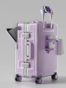 20 Inch Luggage Case, Portable Carry-on Luggage with Universal Wheels & 360° Rotating Pull Rod, TSA Lock Luggage Case for Business Travel & Vacation