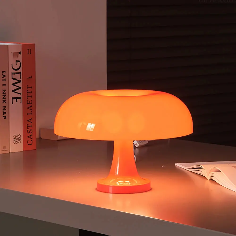 Classic Mushroom Table Lamp , Modern Bauhaus Design, Hotel Bedroom Atmosphere