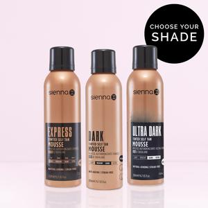 Sienna X Self Tanning Mousse (200ml) with FREE Luxury Mitt