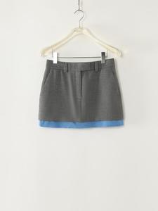 AP Luo Ge 51042WT/51045QB [Rule] Knitted Cotton Wool Contrast Fashion Short Half Skirt