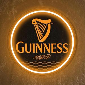 Guinness Neon Sign, Adjustable Color Home Bar Light, Holiday Gift for Family Friends, Energy Efficiency Rating E, Model Xinghao 5050-RGB