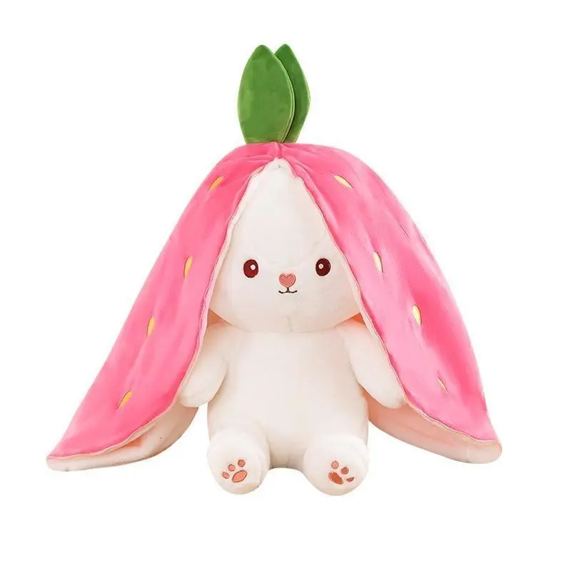 13 Inch Cute Rabbit Plush Toy, Easter Essentials, Fun Transforming Stuffed Toy, Soft Plush Toy For Kids & Adults, Gift for Her, Girl's Gift