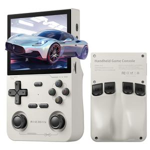 YLW GAMINJA K36 Portable Handheld Game Console, 3.5 Inch IPS Screen Handheld Game Console, Rechargeable Gaming Device with 16000+ Games & 20+ Simulators