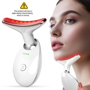 Facial and Neck Massager Tool, Suitable for Neck Facial Leg Massaging, Heating Facial Beauty Massager Face Lifting Device Facial Care Tools Gift for Women Mother, Winter Gift, Valentine's Day Gift, Christmas Gift