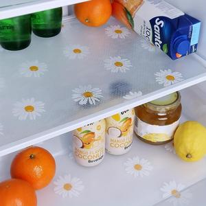 4 Pack Refrigerator Liners, Waterproof Washable Fridge Liner, 17.7"x11.8" Non-Slip Plastic Refrigerator Shelf Liner-BPA Free, for Home Fridge Glass Shelf, Cabinet, Drawer, Freezer Safe