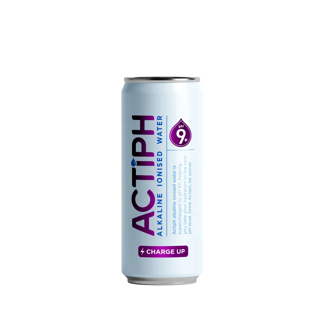 Actiph Alkaline Ionised Water - 330ml Cans