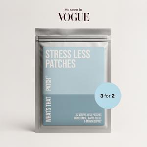 What's That Patch - STRESS-LESS Transdermal Patches - For Calm and Relaxation - 30-pack (1 month supply)