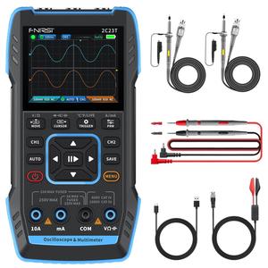 Portable Multifunctional Oscilloscope, 3 In 1 Multimeter & Signal Generator, Rechargeable Handheld Measuring Instrument For Home & Office Use