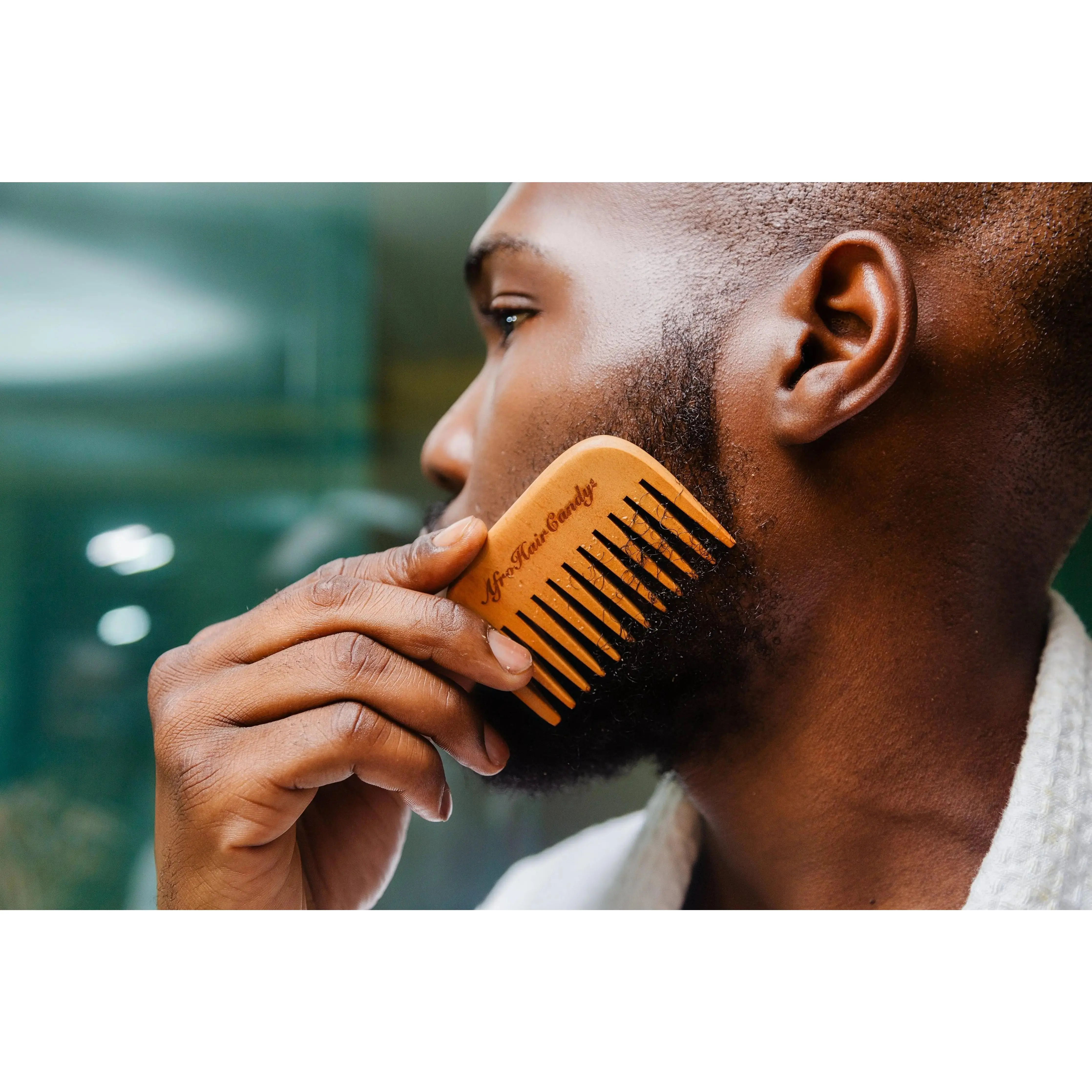 Bamboo Beard Comb Effortless Beard Grooming with Our Bamboo Beard Comb