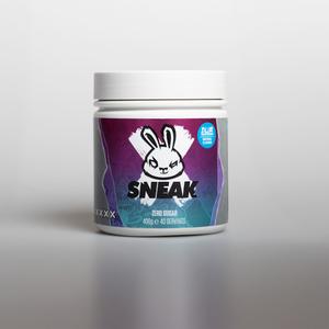 Sneak Energy Blue Raspberry Zero Sugar Low Calorie Energy Drink with 150mg Natural Caffeine per Serving. 40 Serving Tub.