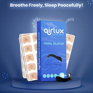 AirLux Magnetic Nasal Dilators - Enhance Breathing, Reduce Snoring, 30-Day Supply, Comfortable Nose Strips for Easy Breathing