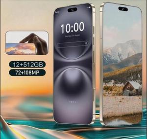P16 Max Smartphone: Original 12GB+512GB Large Storage | 6800mAh Ultra-Large Battery, Long-Lasting Power | Facial Recognition | Dual SIM Dual Standby | Dedicated Camera Button