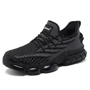 Steel Toe Cap Trainers Safety Trainers Men Women Lightweight Puncture Resistant Non Slip Work Shoes with Round Toe Design & Memory Foam Insoles