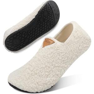 House Slippers for Women & Men, Non-Slip Slip-On Shoes, Warm Indoor Outdoor Slippers for Home, Travel & Hotel