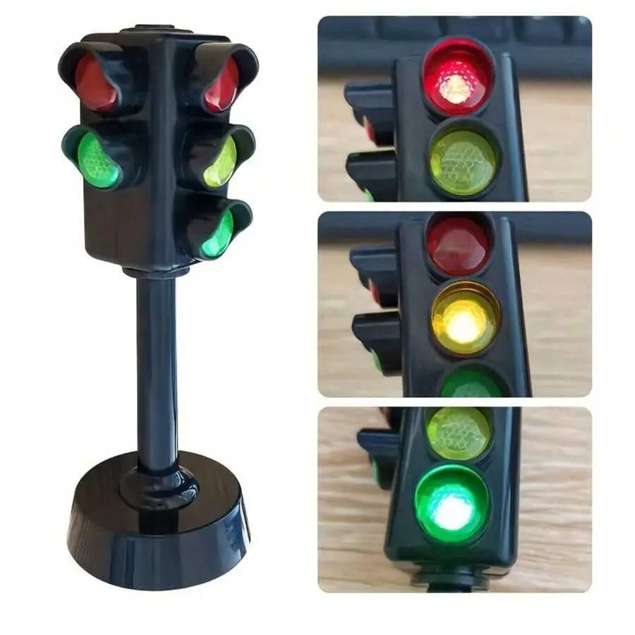 Mini Traffic Light Model with Realistic Sound & Lights, Safe ...