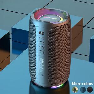 ZEALOT Portable Wireless Speaker, IPX4 Waterproof Bluetooth-compatible 5.2 Speaker with RGB Light Effect, Loud Stereo Sound Speaker, Suitable for Home, Outdoor, Camping, Cycling
