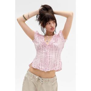 Kimchi Blue Ria Ruffle Blouse at Urban Outfitters
