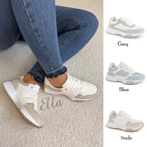 Milan - Comfort Lace Up Trainer- True to Size for a standard fit or size up for wide fit