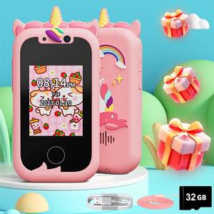 Unicorn Design Touch Screen Camera, Digital Camera, Mobile Phone Music Player Game, Birthday Gift, Camera with Touch Screen