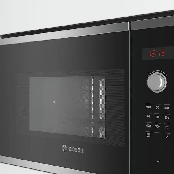 Bosch Series 4 BFL553MS0B Built-In Microwave Oven, 900 W, 25 Litre