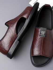 Men's Casual Comfortable Fashion Roman Sandals 889, Stylish Open-Toe Footwear, Perfect for Summer Outdoors Activities
