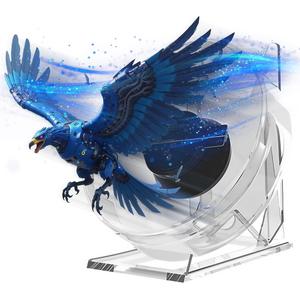 3D Holographic Projector, 3D Holographic Fan with Remote Control & Bluetooth-compatible, Easy To Wall Decorate, Suitable for Festivals, Parties, Commercial Use, Audio