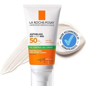 La Roche-Posay Anthelios UVMune 400 Oil Control Gel Sunscreen SPF50+ For Oily & Blemish-Prone Skin 50ml - Gentle Comfortable Daily Use