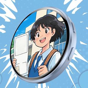 New E87 Smart Electronic Display Badge, Connects Via APP, Wireless Anime Peripheral Image, Intelligent Bar Button Emblem, Anime Design, Badge Decoration, Digital Badge