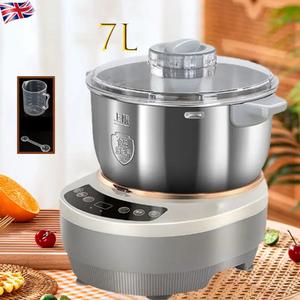 Dough Kneading Machine ，7L Electric Kneading Machine with Fermentation Function with Measuring Cups & Spoons,Timing &Touch Panel for Effortless Bread, Pizza, and Dough Preparation
