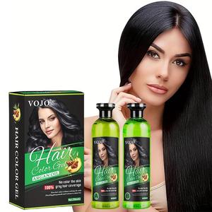 3 in 1 Hair Color, 2 Counts Hair Dye with Ginseng Extract, Semi-permanent Hair Color Conditioner, Gentle and Non-irritating Hair Care Product