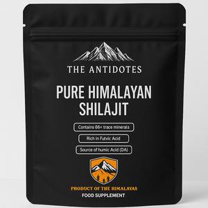 Pure Himalayan Shilajit | Gold Grade | Lab Tested | Rich in Fulvic Acid & 85+ Minerals | Dietary Supplement | The Antidotes
