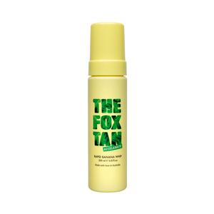 The Fox Tan Rapid Banana Whip - Lightweight Tan Accelerator with FoxComplex & Aloe Vera for Faster, Darker Tan