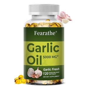 Garlic Supplement - Promotes Circulation and Supports Cardiovascular Health 120 Capsules
