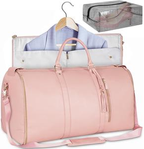 Women’s Travel Duffle Bag with Suit Compartment – Carry On Overnight Bag, Waterproof Weekender for Gym, Hospital, Business Trips & Holidays