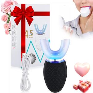 Adult Ultrasonic Electric Toothbrush with U-Shaped Design, 360-Degree Full Mouth Cleaning, IPX7 Waterproof for Effective Oral Hygiene