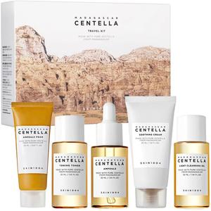 SKIN1004 Madagascar Centella 5-Piece Travel Skincare Kit – Korean Mini Kit (Worth 33£)