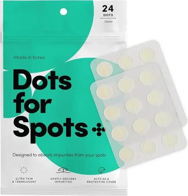 Comfort Hydrocolloid Acne Patches - Pack of 24 Fast-Acting Translucent Pimple Treatment Stickers for Skin Care