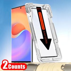 Tempered Glass Cellphone Screen Protector, 2 Counts Full Coverage Smartphone Screen Protector, Phone Protective Accessories Compatible with Samsung Galaxy, Smartphone Accessories