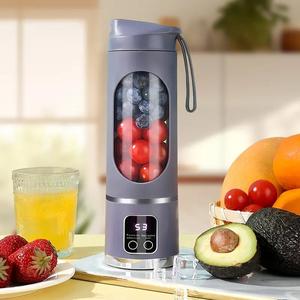 Portable Blender, USB Rechargeable Blender with LED Display for Smoothies and Liquid Diets, Small Juicer Blender, Milkshake Blender, Home Kitchen Appliance