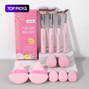 MAANGE Makeup Tools Set, Makeup Tool Kit, Summer Makeup, Makeup Blend, 4 Counts Versatile Soft Multifunctional Makeup Brushes & 2 Counts Triangle Puff & 2 Counts Beauty Sponge & 3 Counts Finger Puff, Makeup Accessories, Cosmetic #TOP PICKS