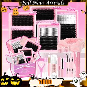 Individual False Eyelashes Kit, Mixed Length & Styles Natural Look Eyelash Extensions, Self Grafting Curl Eyelashes, DIY Lash Cluster, Eye Makeup Accessories, Cosmetic