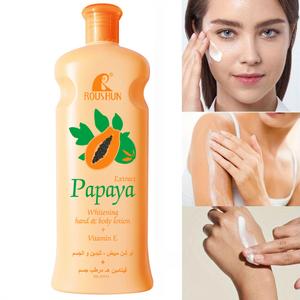 Papaya Body Lotion, 1 Count Hydrating Long-Lasting Body Care Product for Women and Men, Moisturizing Skin Care Product, Fruity Body Lotions